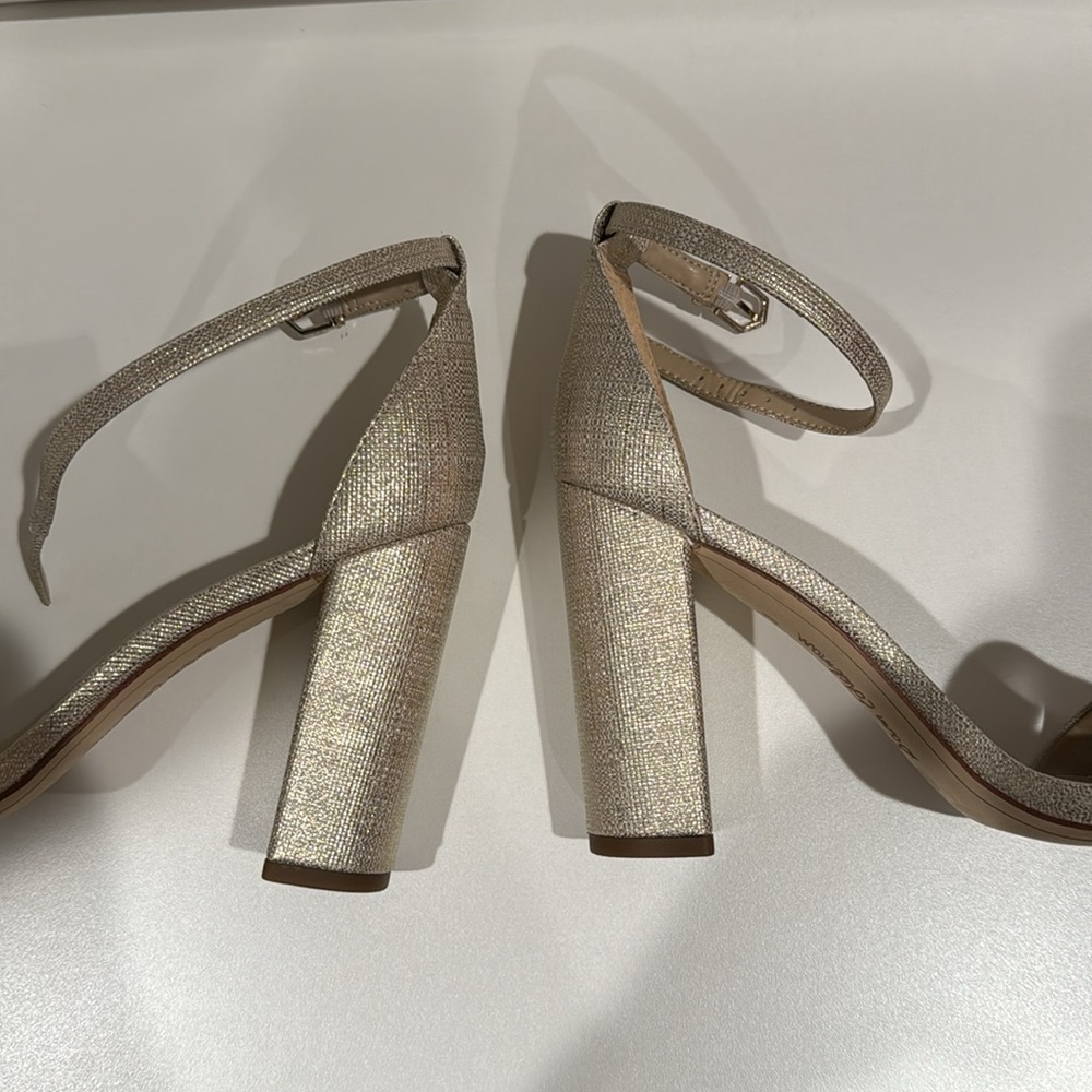 Sam Edelman sparkling gold sandals - Picture 4 of 8